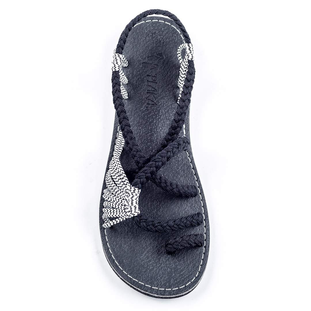 Plaka Flat Sandals for Women Palm Leaf