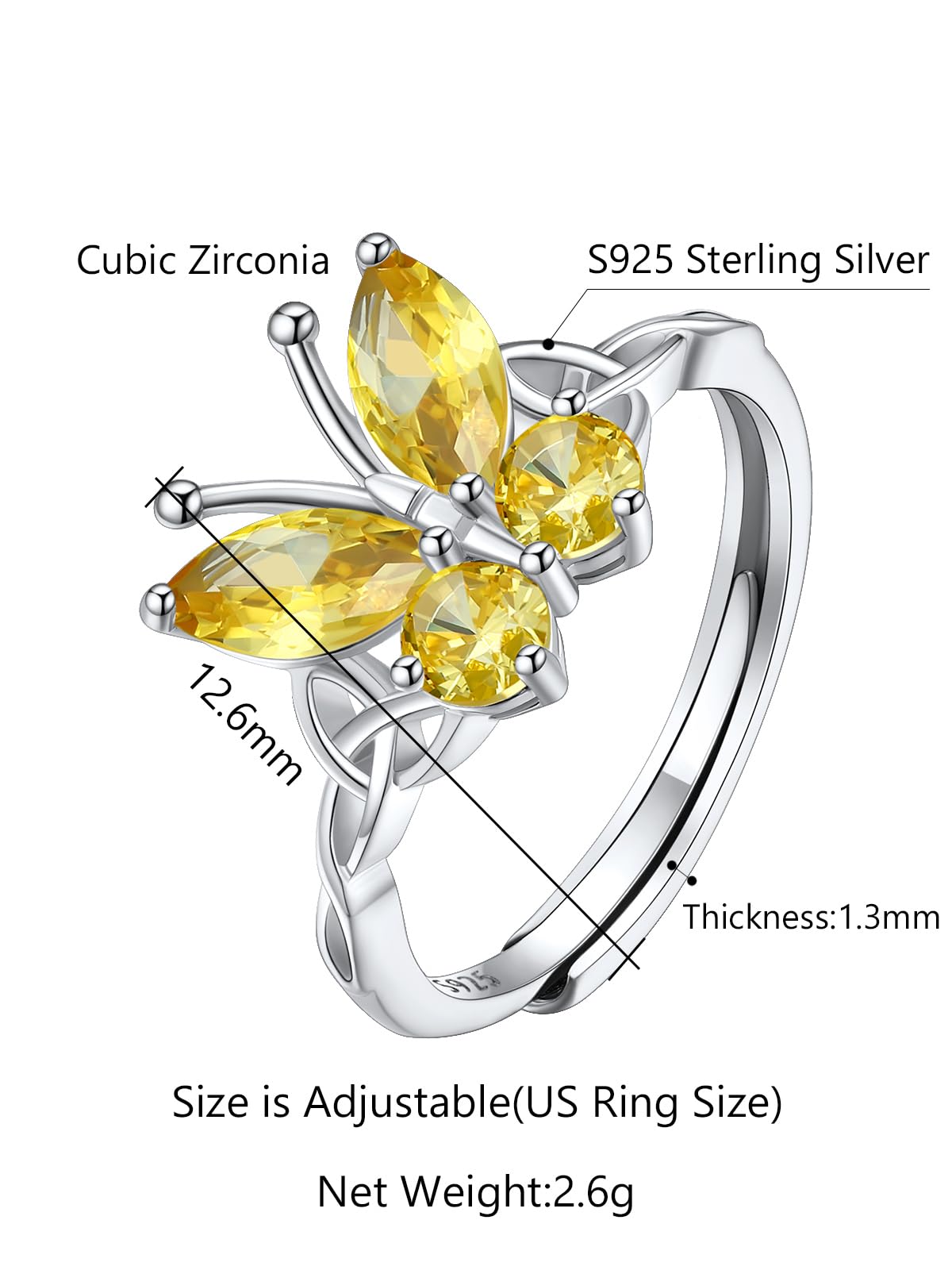 Custom4U Personalized 1-4 Birthstone Rings for Women Promise Rings for Her Sterling Silver Mothers Ring Customized Cubic Zirconia Stones Wedding/Valentine's Day/Mother's Day Jewelry Gift for Mom Wife