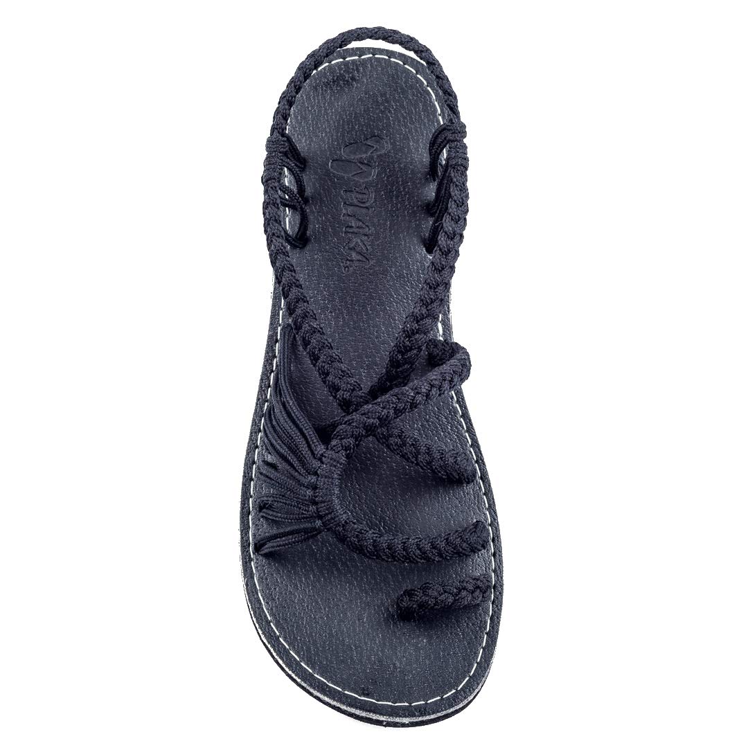 Plaka Flat Sandals for Women Palm Leaf