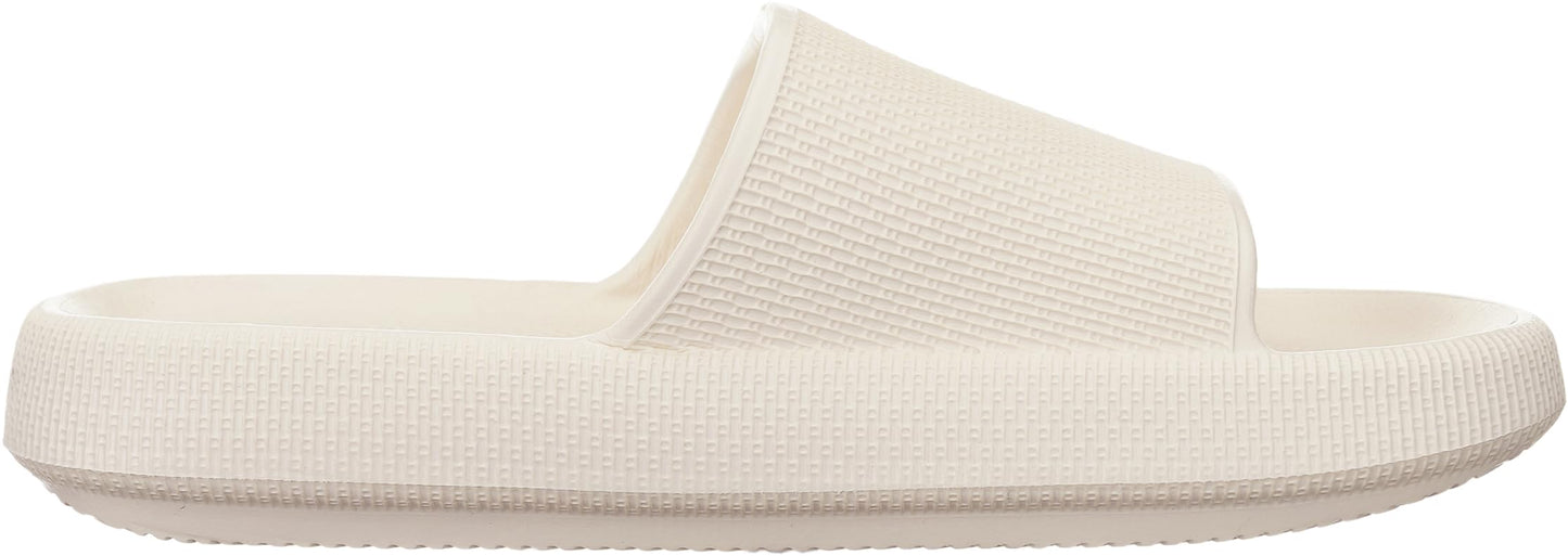 WHITIN Slippers for Women Non Slip | Cushioned Thick Sole Slides | Quick Drying Bathroom Sandals