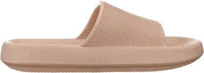 WHITIN Slippers for Women Non Slip | Cushioned Thick Sole Slides | Quick Drying Bathroom Sandals