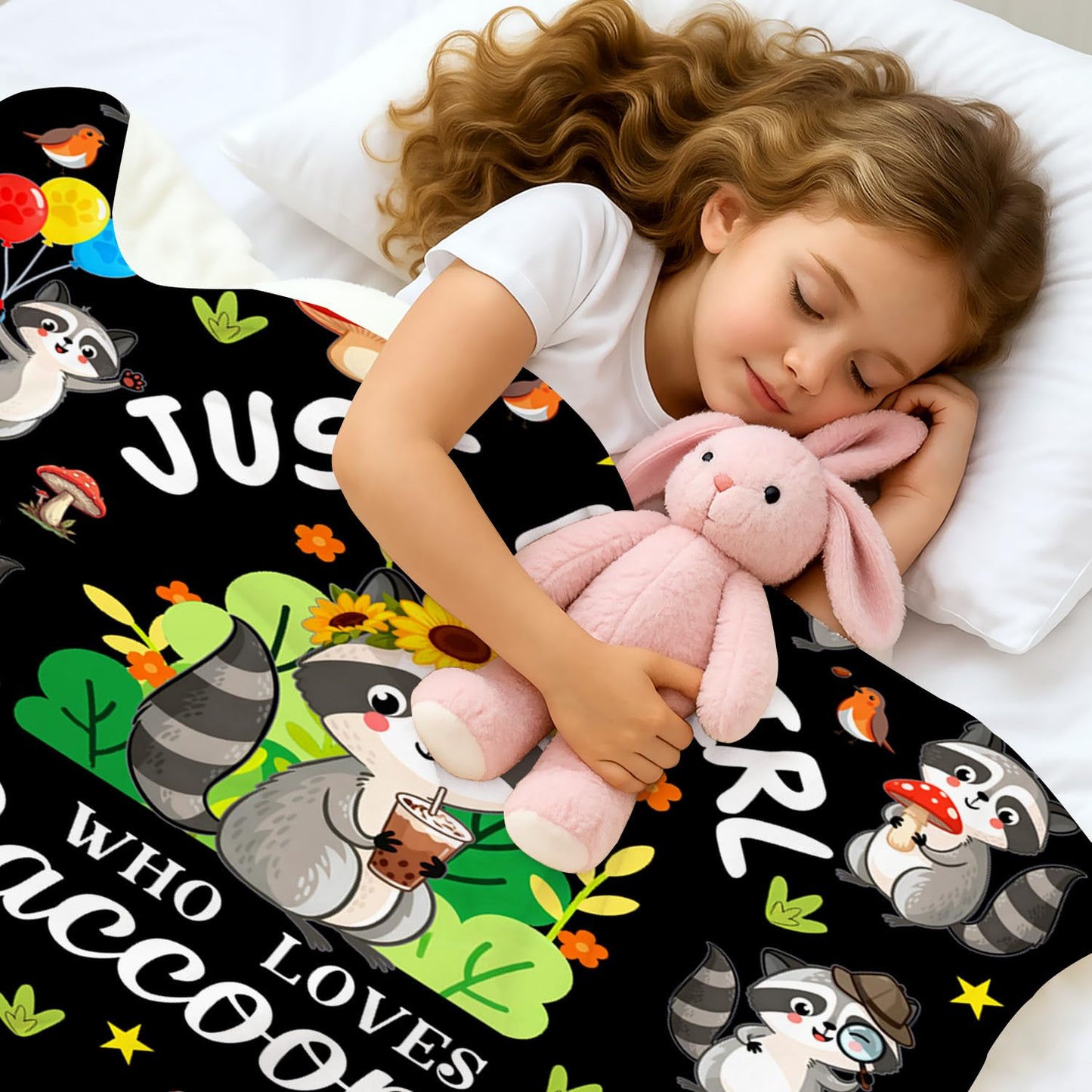 Dog Gifts for Girls Women Puppy Plush Just A Girl Who Loves Dogs Print Throw Blanket Stuff Cute Puppys Themed Dog Blanket for Girls Women Kids Dogs Lovers Birthday Decorations Bed Room Decor 50"X40"
