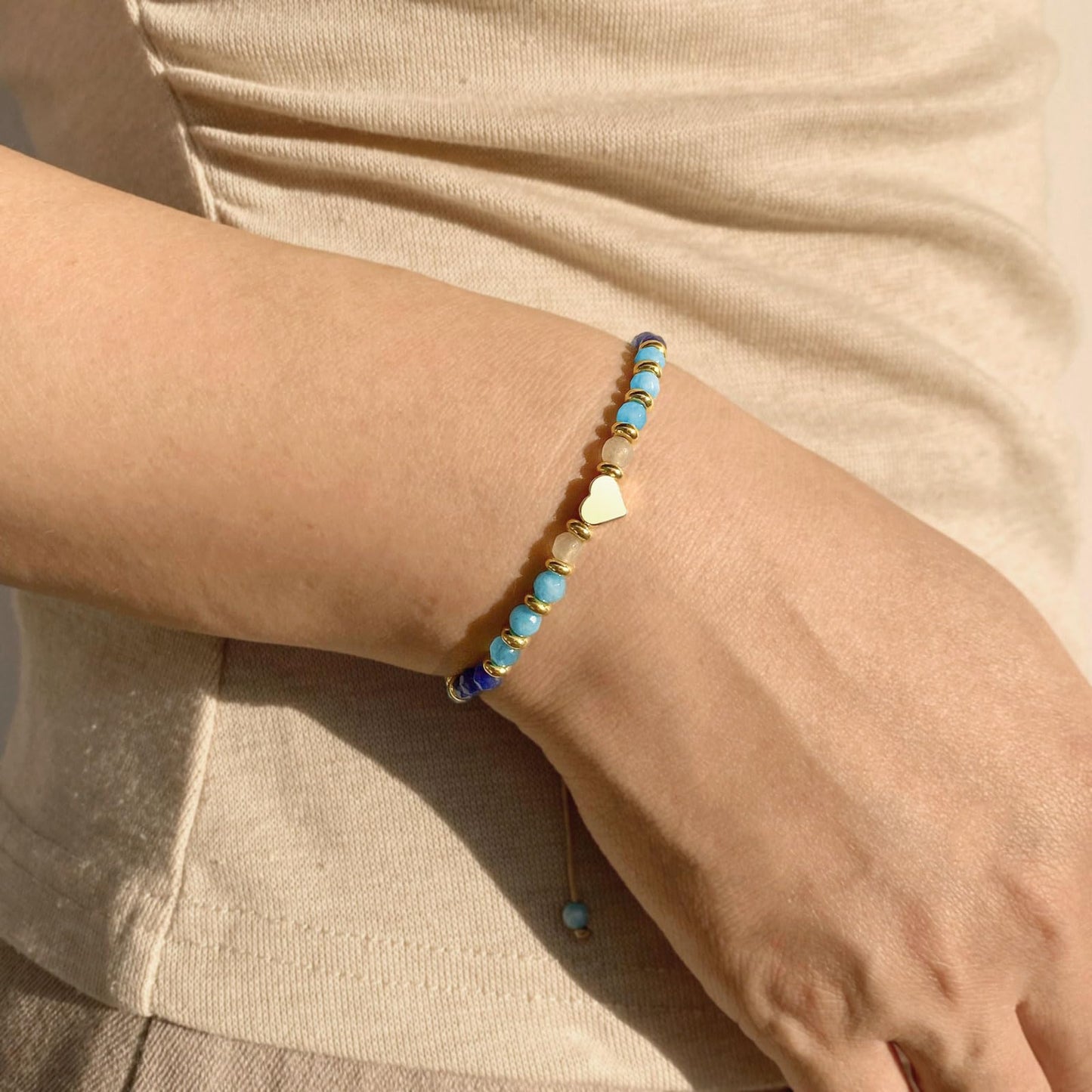 yupoxiu Inspirational Gifts for Women Birthday - Healing Natural Stone Bracelets, Thinking of You Get Well Soon Gifts for Women Friend Sister