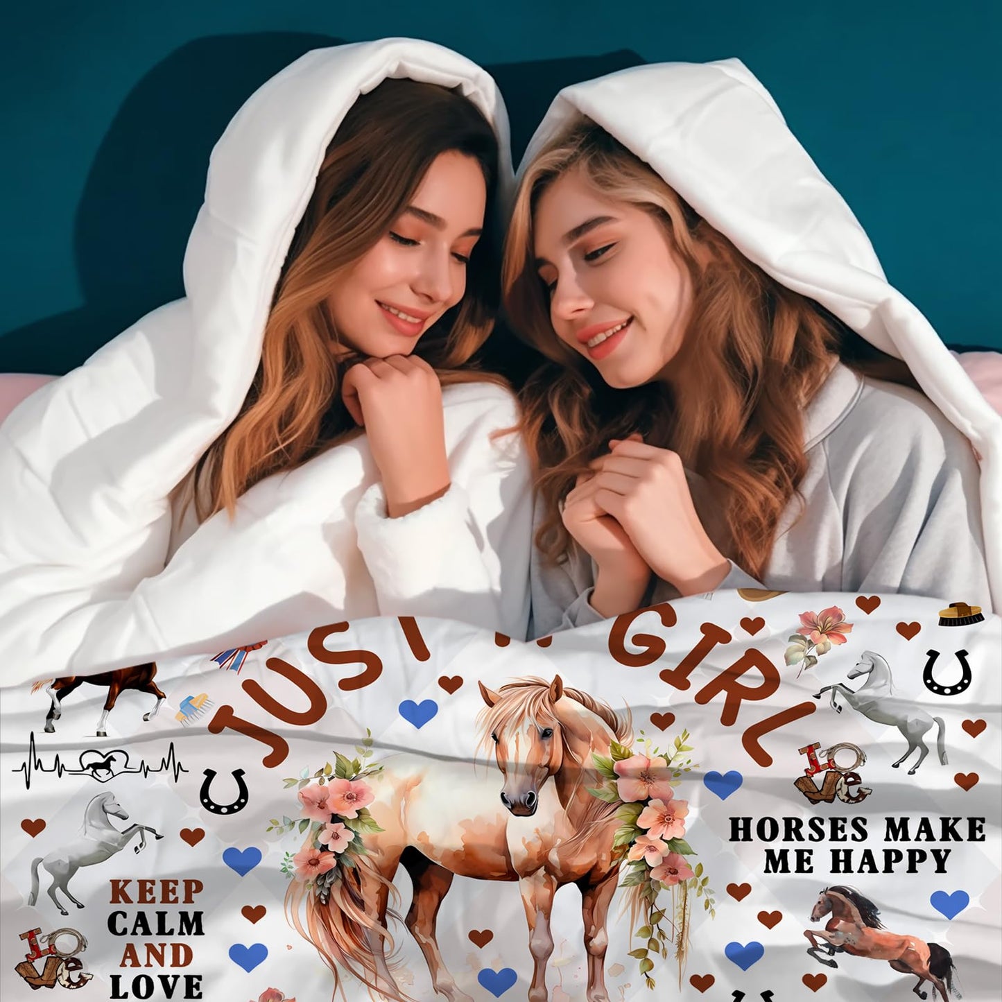 Dog Gifts for Girls Women Puppy Plush Just A Girl Who Loves Dogs Print Throw Blanket Stuff Cute Puppys Themed Dog Blanket for Girls Women Kids Dogs Lovers Birthday Decorations Bed Room Decor 50"X40"
