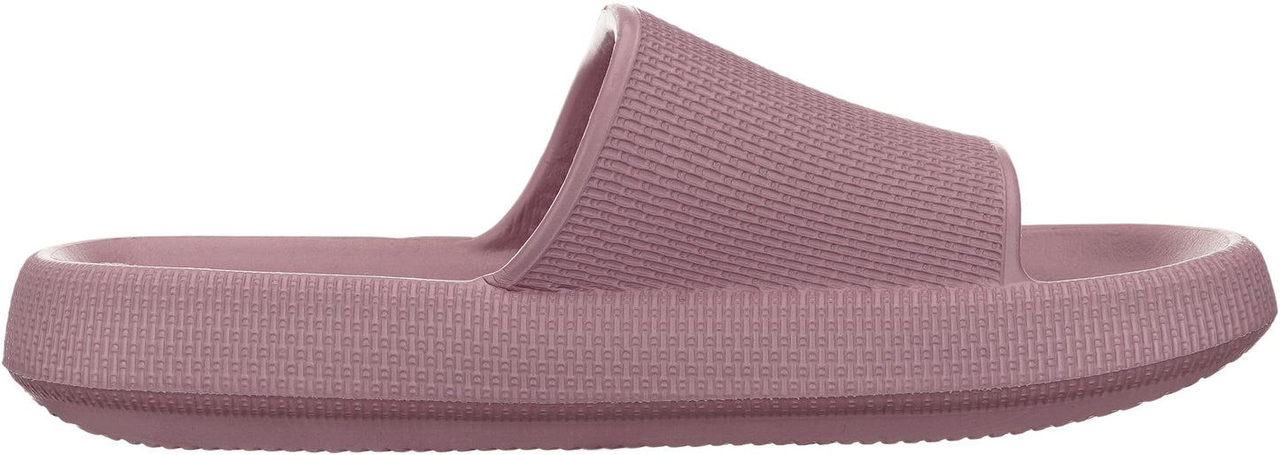 WHITIN Slippers for Women Non Slip | Cushioned Thick Sole Slides | Quick Drying Bathroom Sandals