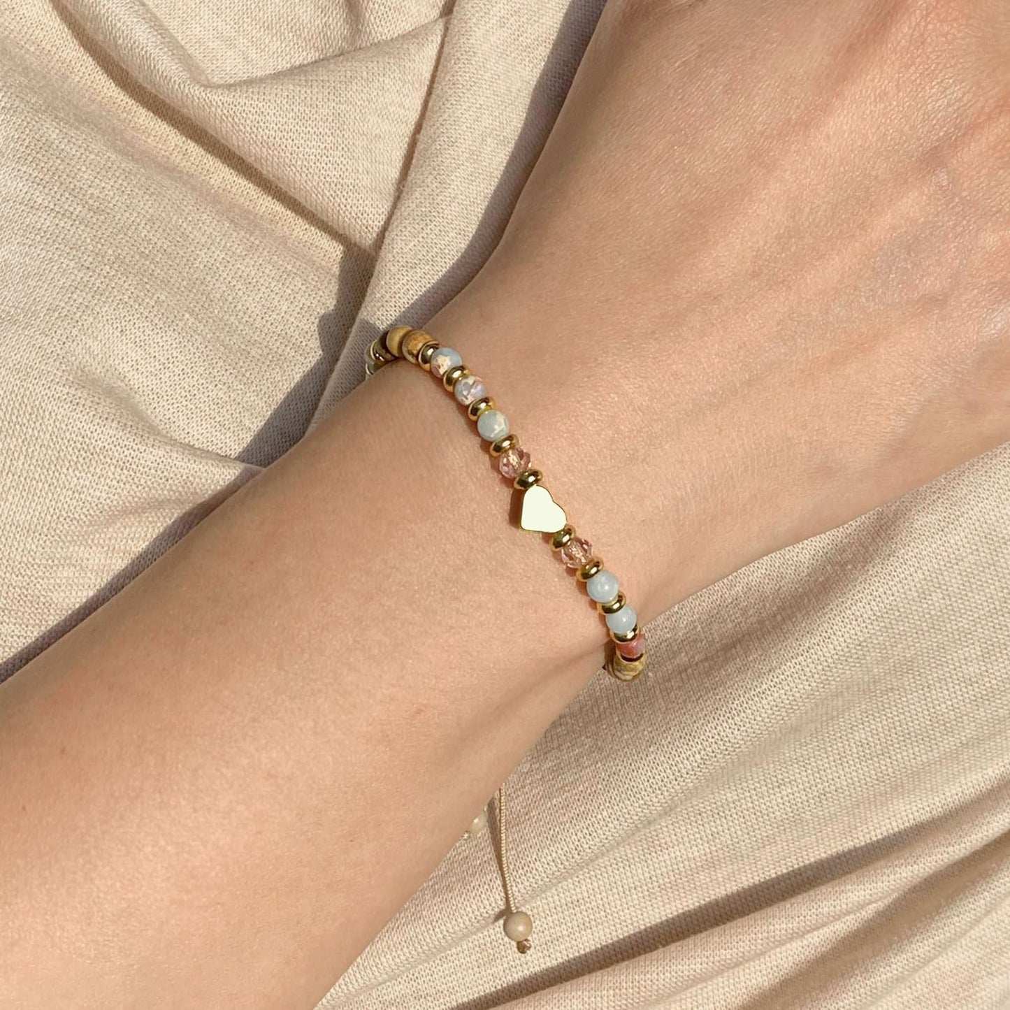 yupoxiu Inspirational Gifts for Women Birthday - Healing Natural Stone Bracelets, Thinking of You Get Well Soon Gifts for Women Friend Sister