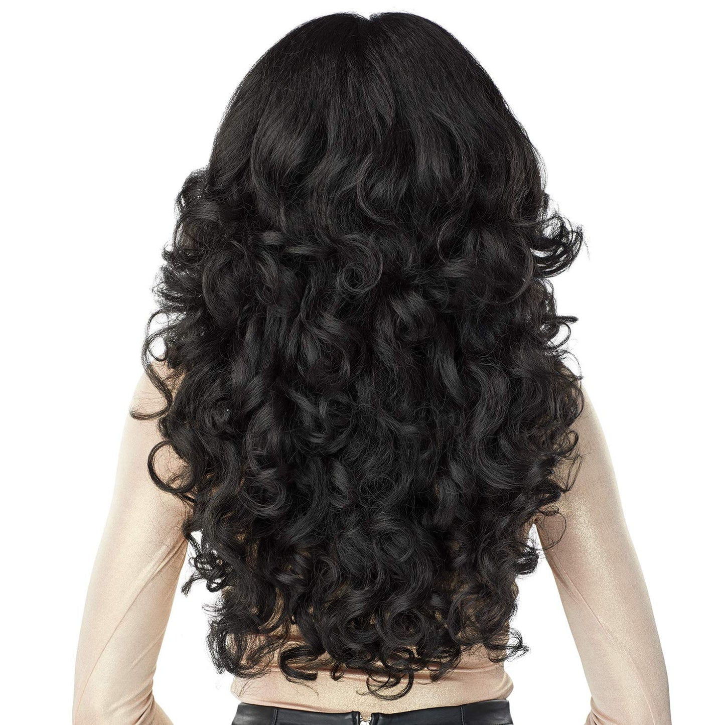 Sensationnel What Lace 13X6 Wigs - Latisha Lacefrontal Hand Tied Glueless Synthetic With Natural Density Preplucked Hairline (Jet Black 1)